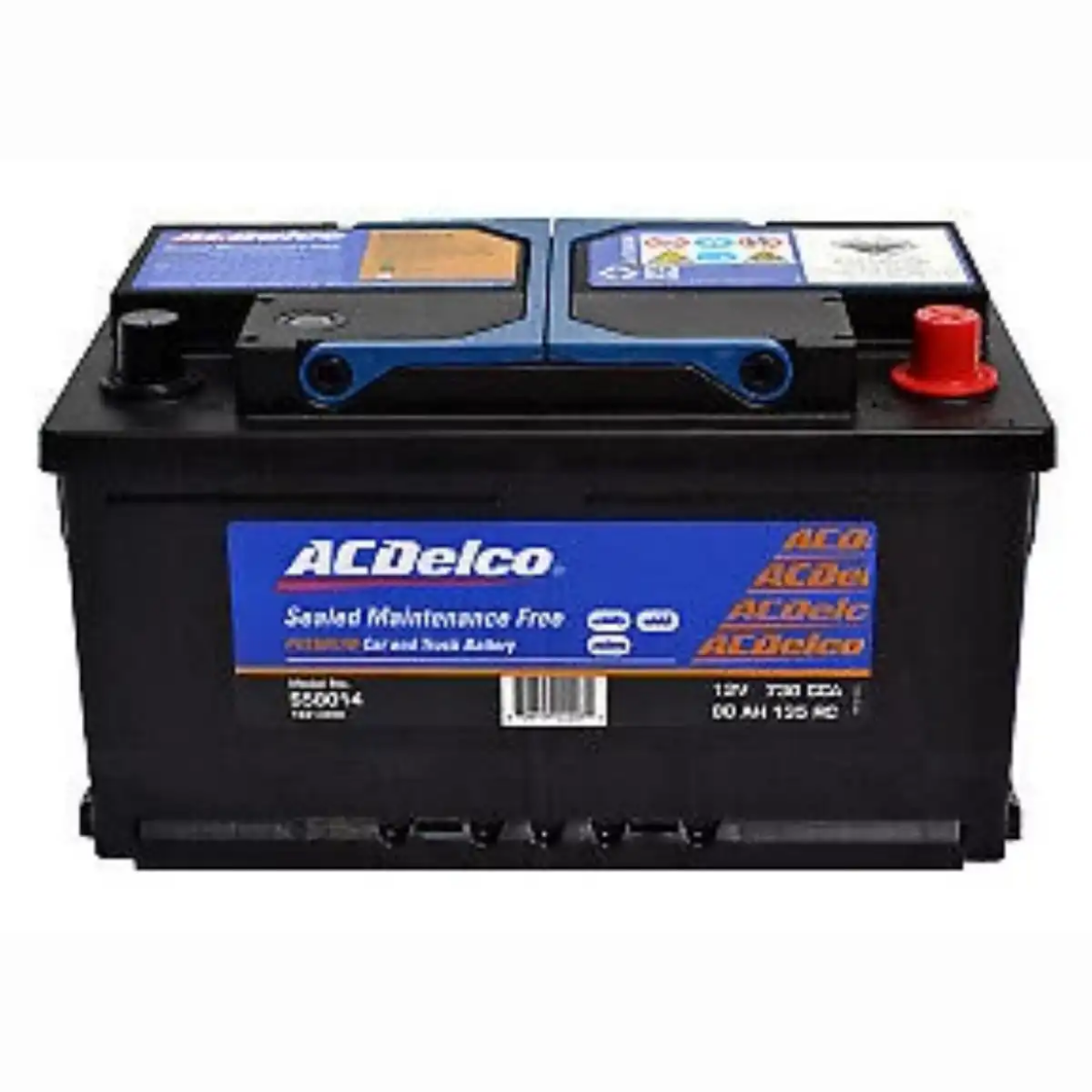 Picture of Battery, ACDelco, Maintenance Free, N77, Suits Automatic Ranger/BT50, May Also Suit Where a S65-7MF is required