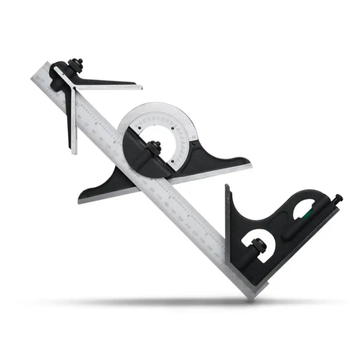 Picture of Combination Square Set, Protractor, Square, Rule, Centre, Accud