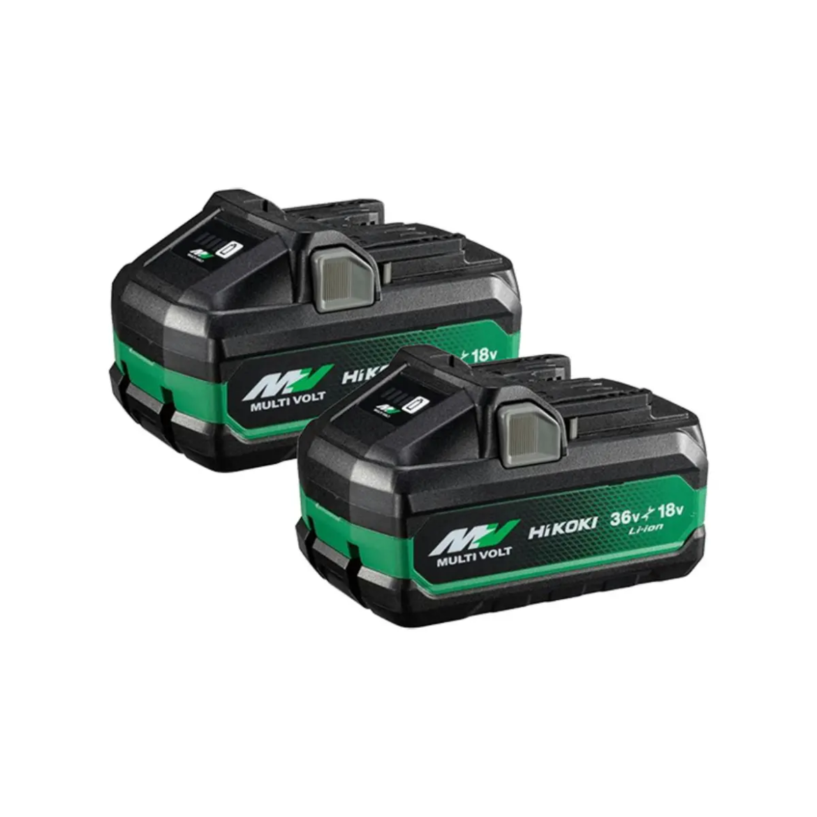 Picture of HiKOKI Battery Twin Pack, 2 x 36V-2.5AH / 18V-5.0AH,  A Slide Li-Ion (371750)