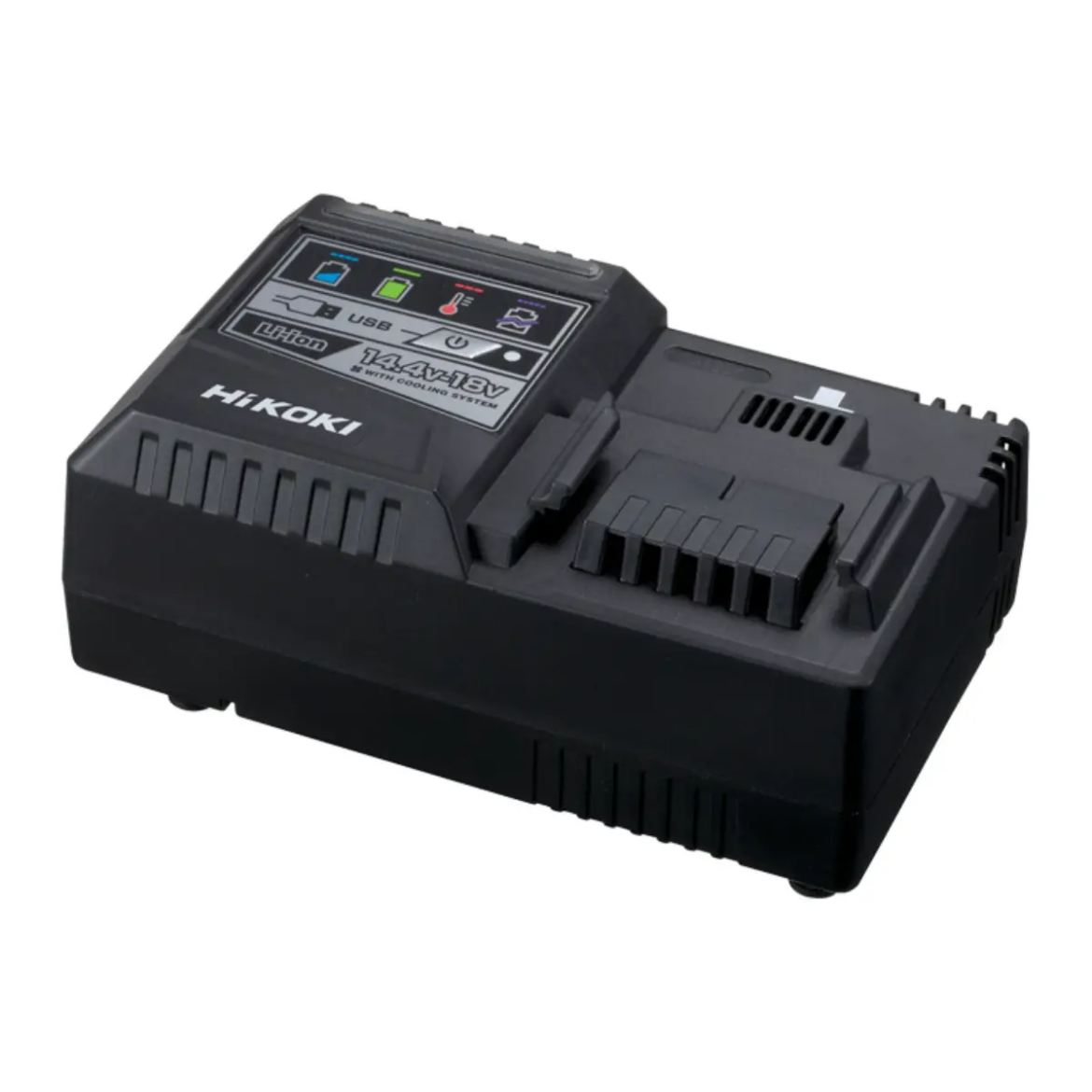 Picture of HiKOKI Charger, 14.4-18Volt, Rapid Charger, C/W Cooling & USB Port