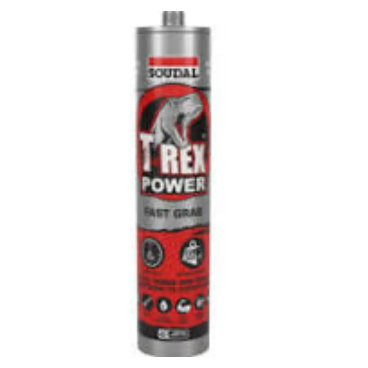 Picture of T-Rex Power Fast Grab, Steel Grey, 290ml, Polymer Sealant & Adhesive