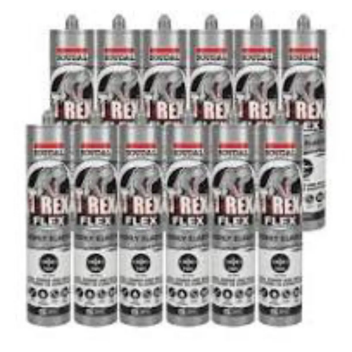Picture of T-Rex Power Flexi, Bright White, 290ml,  Flexible adhesive and sealant for bonding, sealing and filling applications