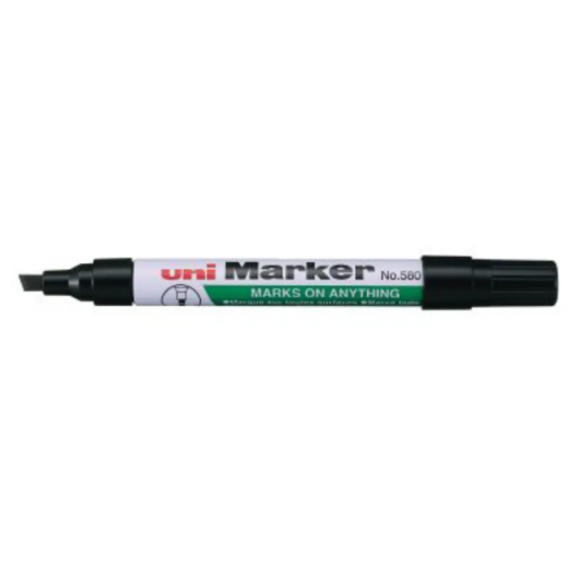 Picture of Uniball 580BL Permanent Marker Chisel Tip - Blue