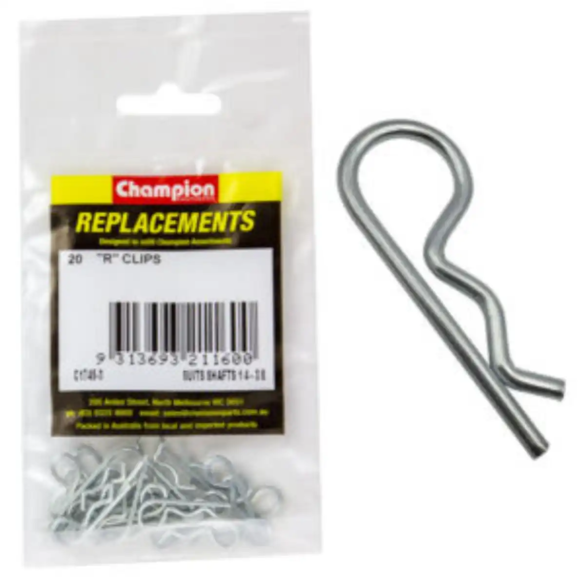 Picture of R Clip, 1/4" x 3/8", Pkt.20