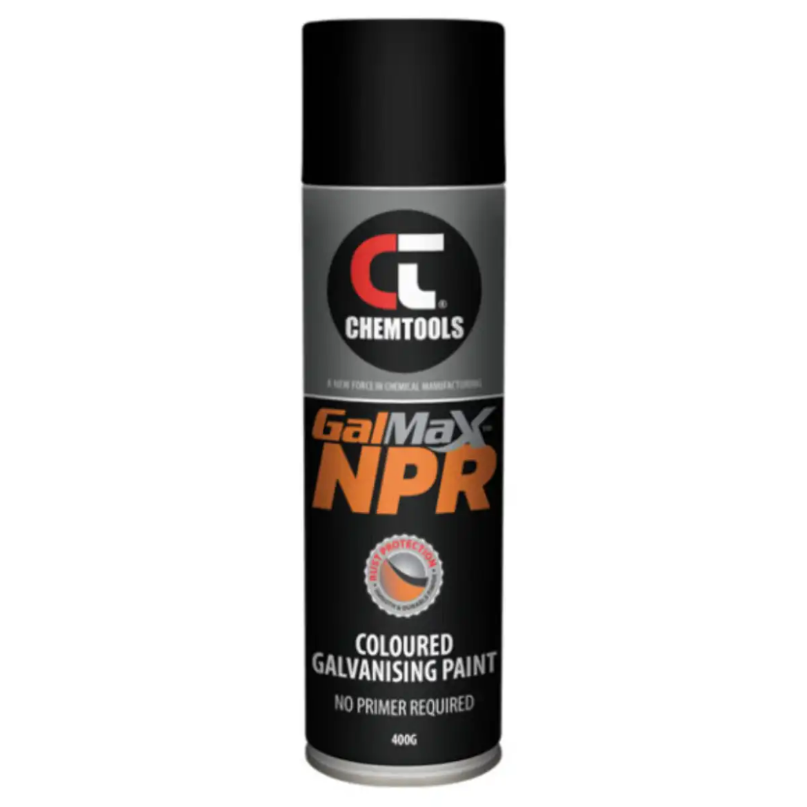 Picture of GalMax NPR Gloss Black Galvanising Paint 400g Aerosol