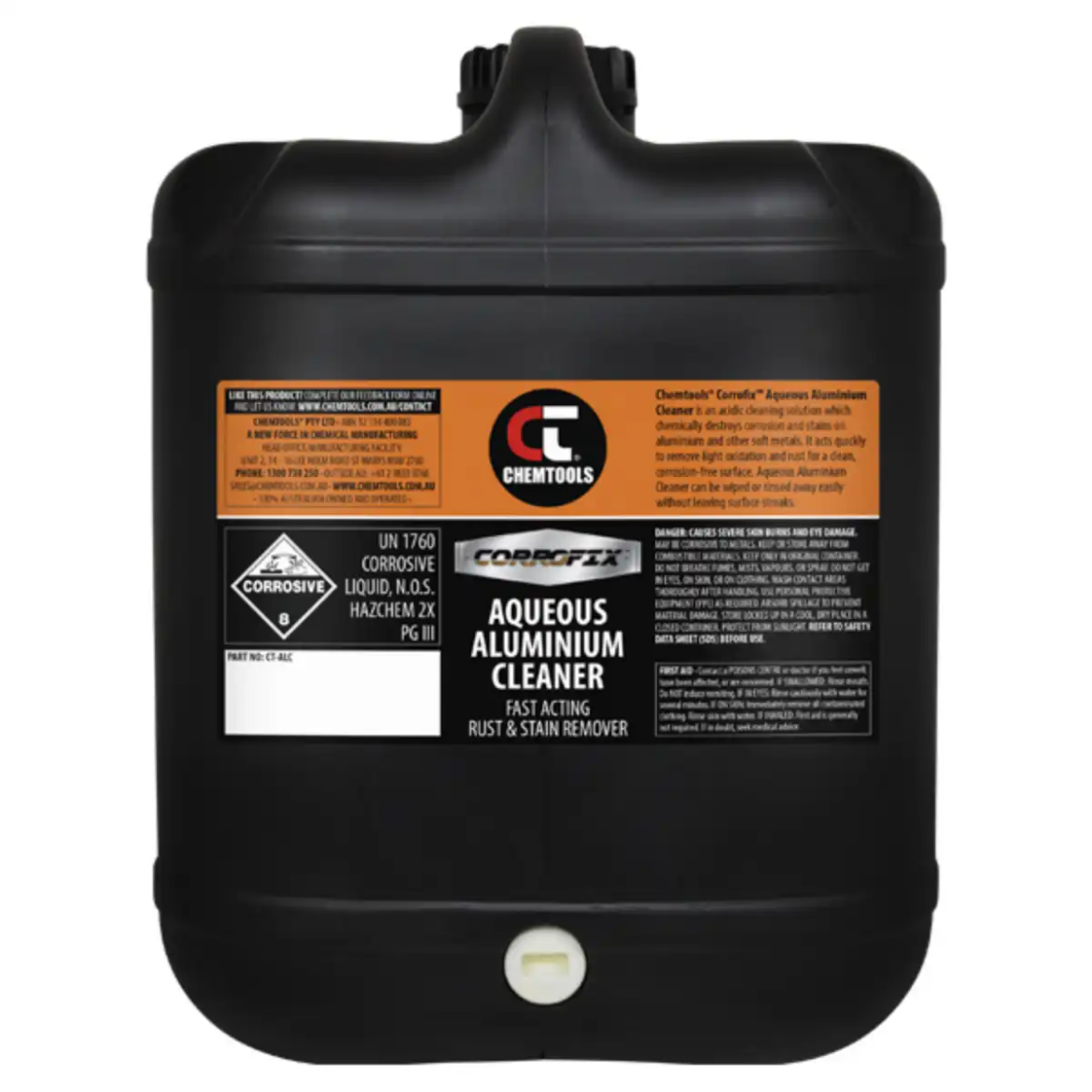 Picture of Corrofix Aqueous Aluminium Cleaner 20ltr, ON SPECIAL NORMALLY $188 INC GST