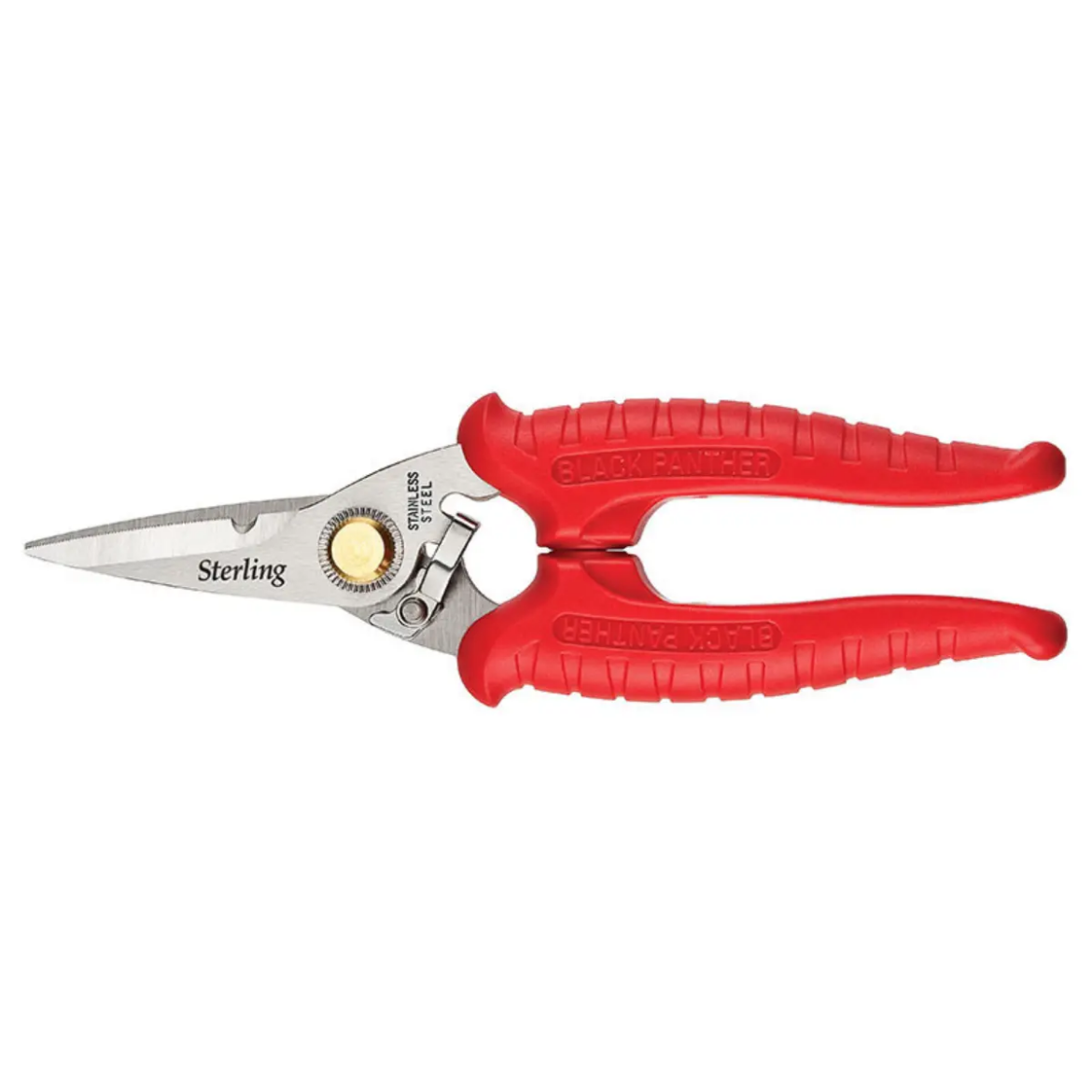Picture of 185mm Black Panther Red Hi Tensile Industrial Snips