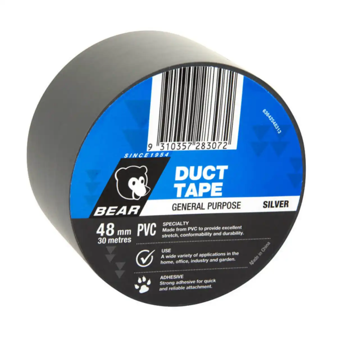 Picture of PVC DUCT TAPE 512 48mm x 30M - SILVER BEAR