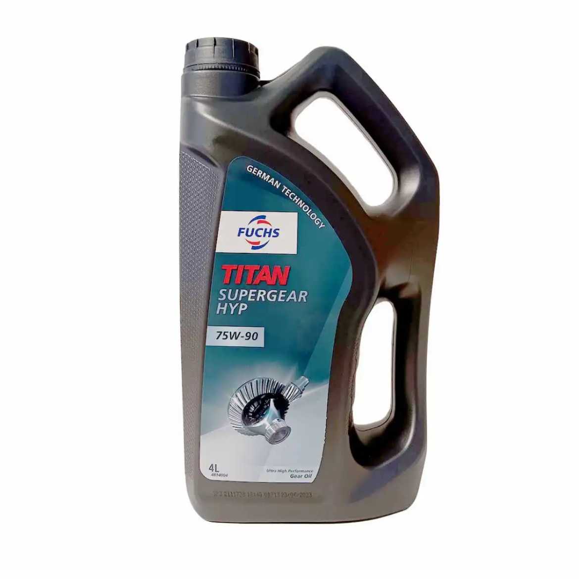 Picture of Automotive Gear Oil, Fuchs, TITAN SUPERGEAR HYP SAE 75W-90, 4L (Supersedes 2412004)