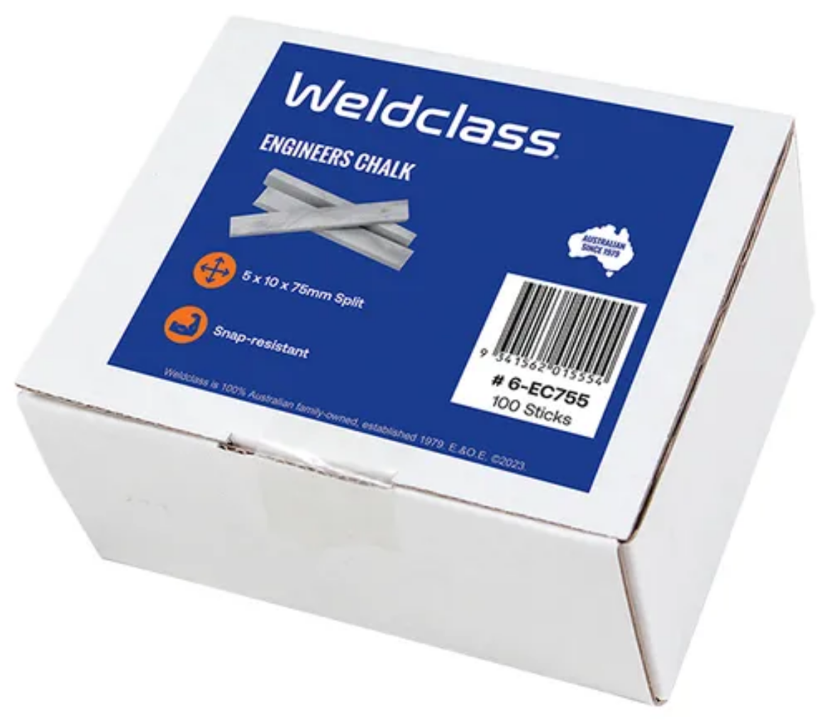 Picture of CHALK 10x5x75MM SPLIT -BOX 100 PCS