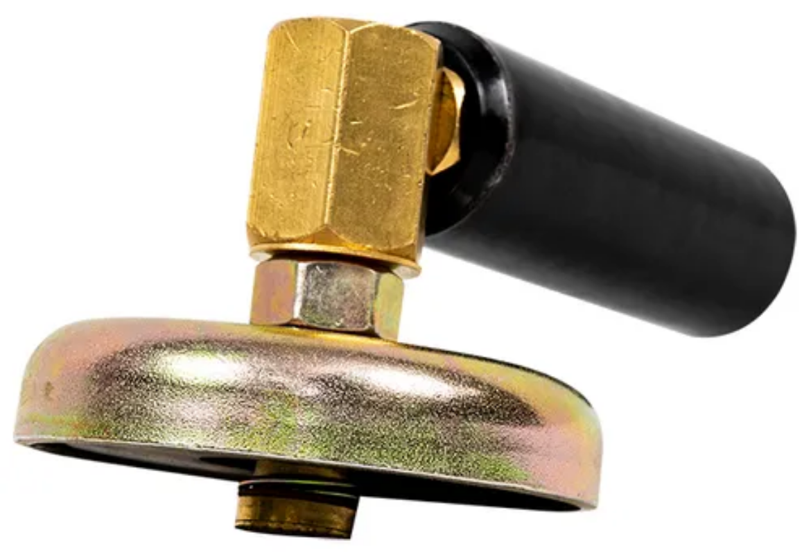 Picture of Earth Clamp, 600 Amp Magnetic with rotary function and direct cable grub-screw connection (no lug required), fits cable up to 95mm2