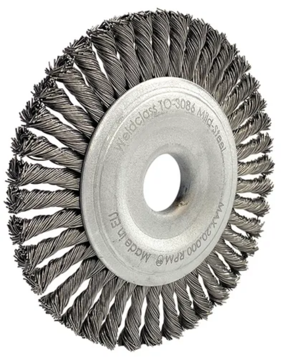 Picture of Pipeline Wheel Brush, Twist Knot Steel, 125mm x 6mm