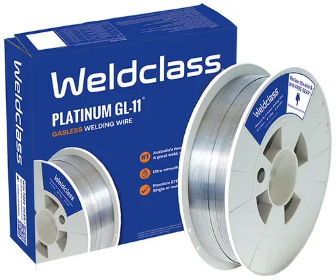 Picture of Mig Wire, Gasless, 0.9mm x 4.5kg, E71T-11, Platinum, GL-11
