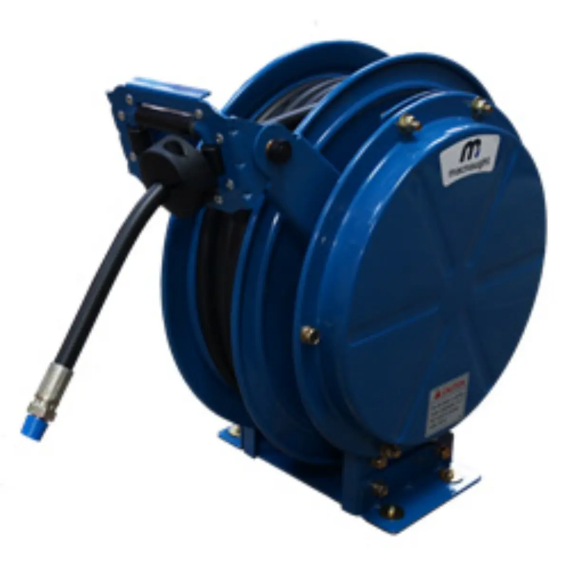 Picture of Hose Reel, Grease, Twin Pedestal, Metal, 1/4" Hose x 15m