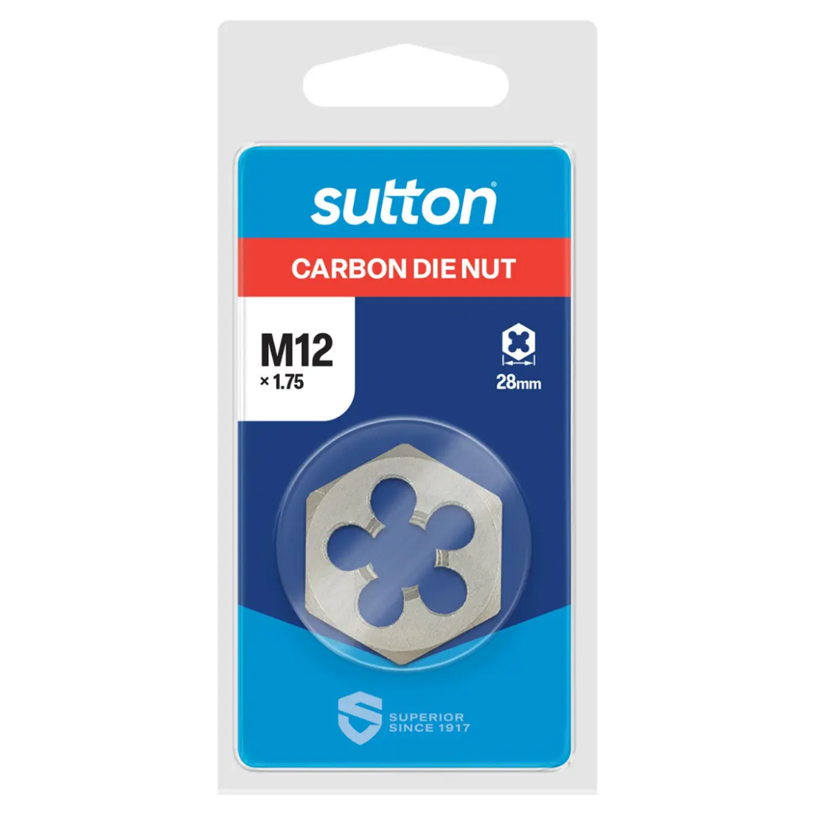 Picture of Die Nut, Metric, M12 x 1.75, Hex