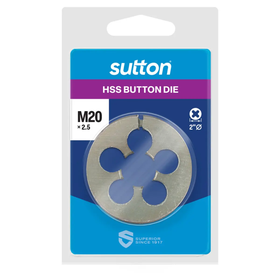Picture of Button Die, Metric, M20 x 2.5, 2"OD, HSS