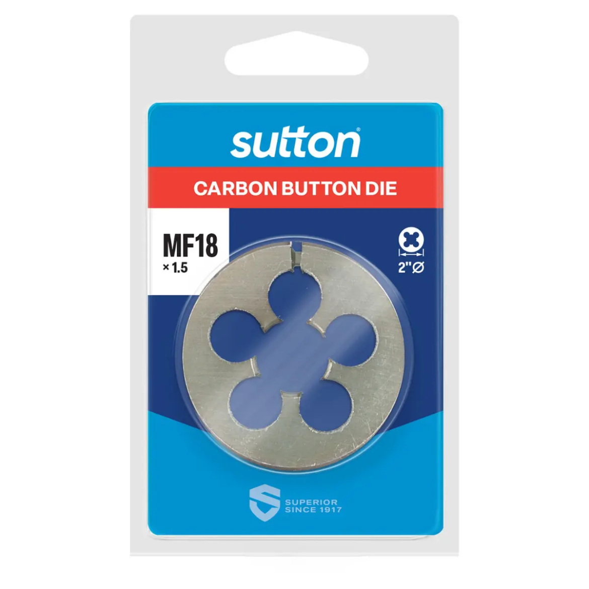 Picture of Button Die, Metric Fine, M18 x 1.5, 2"O.D, CAS