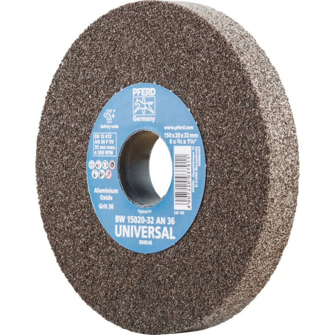 Picture of BENCH GRINDING WHEEL, 6", 15020-32 AN 36 UNIVERSAL