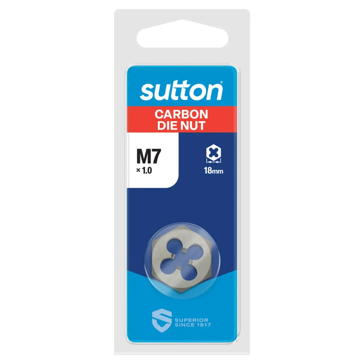 Picture of Die Nut, Metric, M7 x 1.0, Hex