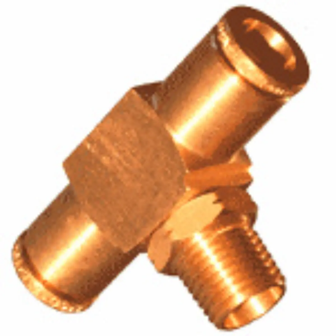 Picture of Branch Tee, A/B Quick Fit, 3/8" x 1/4" NPT, Swivel