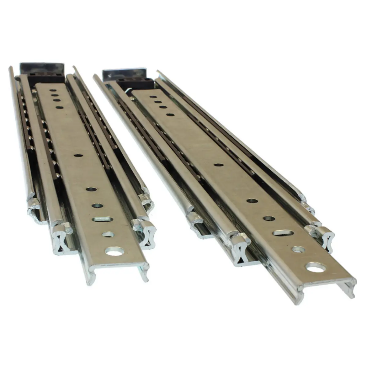 Picture of Drawer slide - side mounting - zinc plated - 125kg non-locking