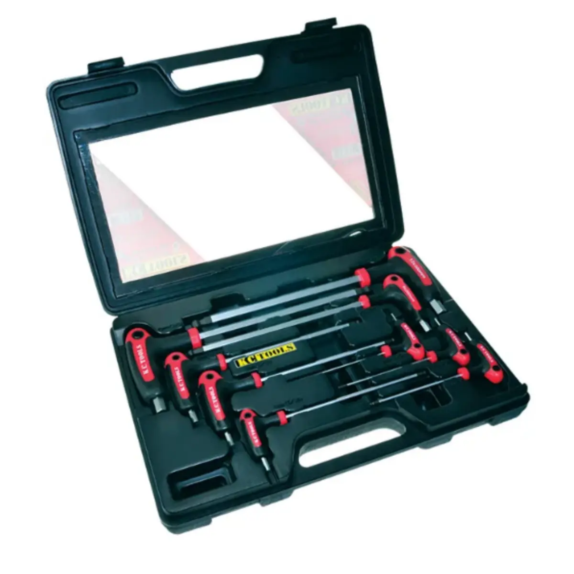 Picture of 9 Piece T-Handle Hex Key Set With Ball End AF