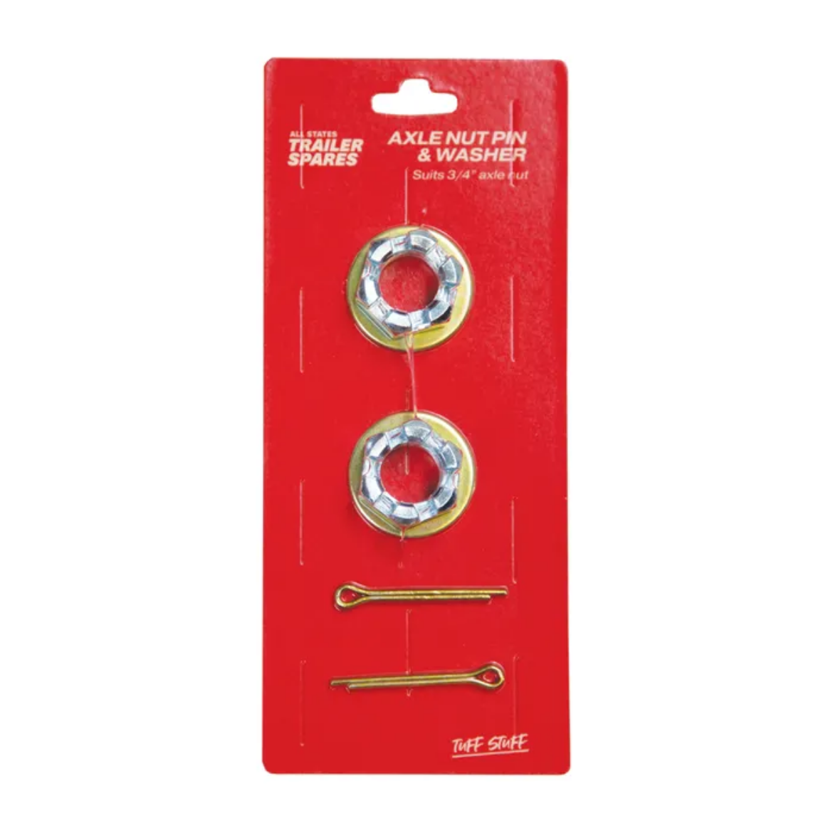 Picture of Axle Nut, Pin & Washer 3/4 x 2