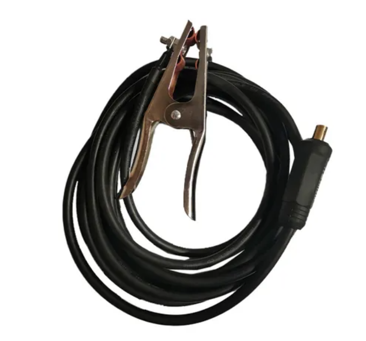 Picture of 4M EARTH LEAD & CLAMP, DINSE CONNECTOR 35/50, CABLE THICKNESS 35MM