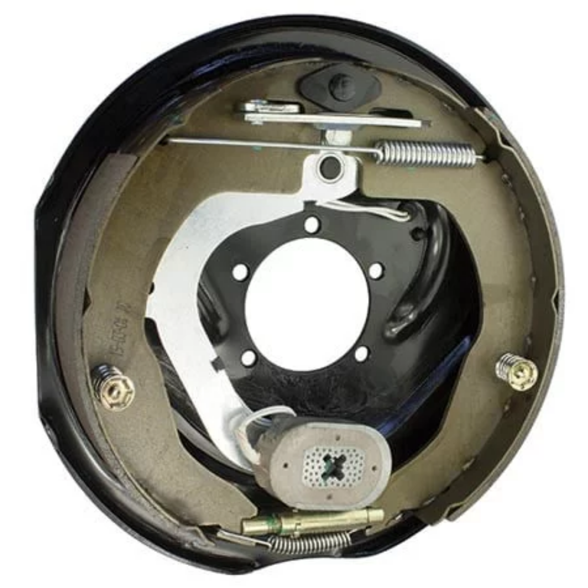 Picture of Backing Plate, Electric, Park Brake, Std Magnet, 12", Left Hand