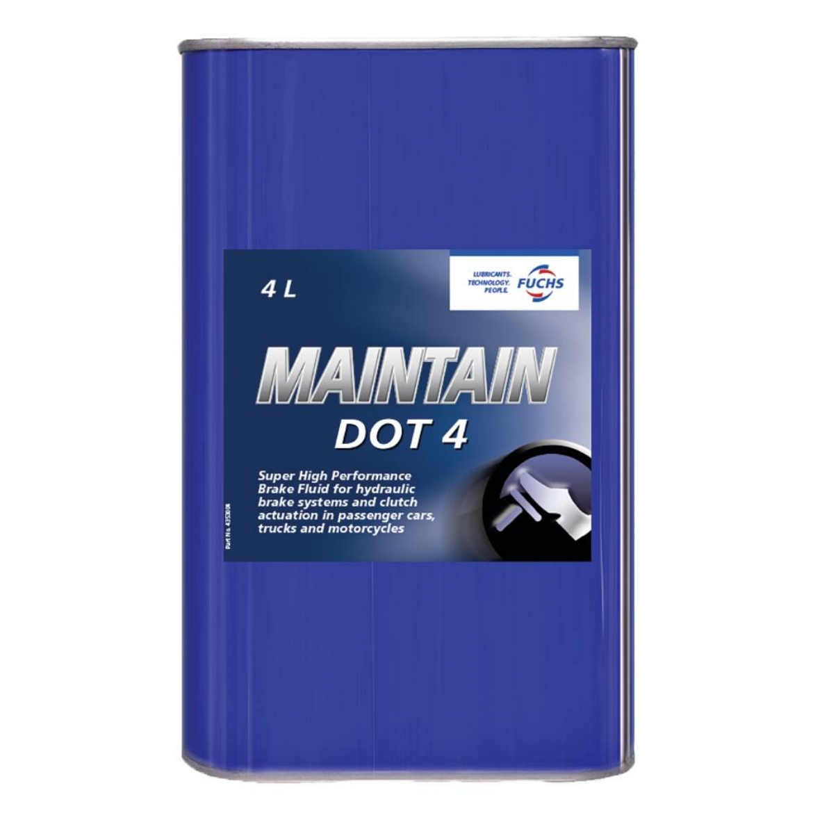 Picture of Brake Fluid, Fuchs, MAINTAIN DOT 4, 4L