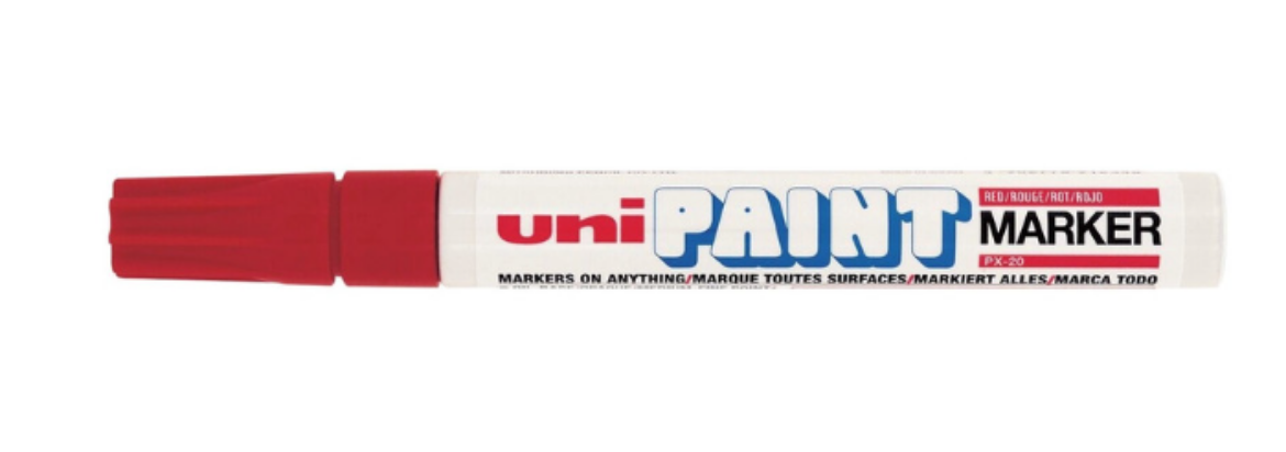Picture of Uniball PX20R Paint Marker Bullet Point - Red