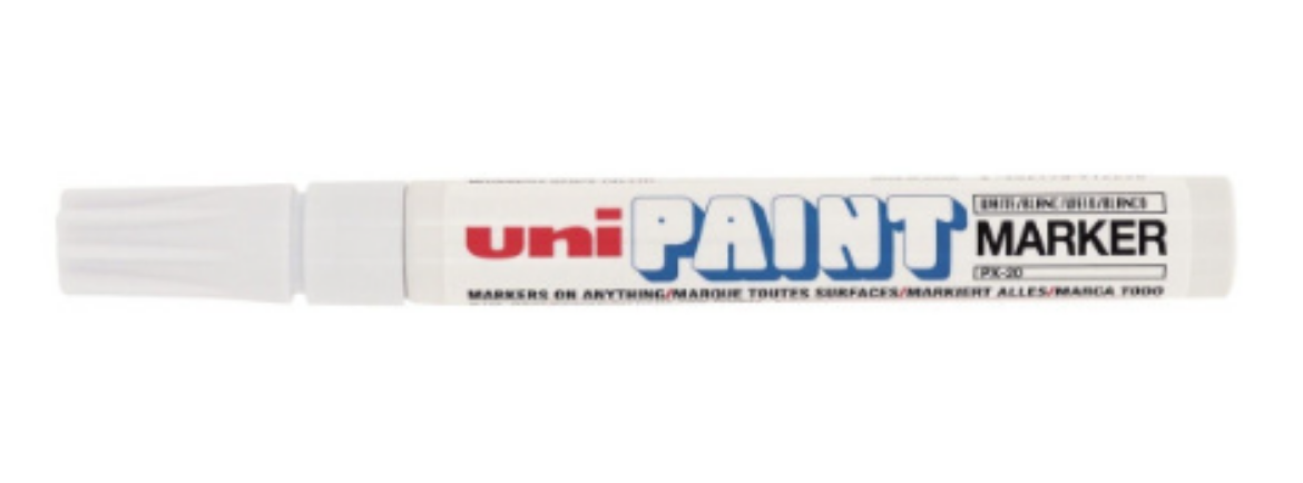Picture of Uniball PX20WH Paint Marker Bullet Point - White