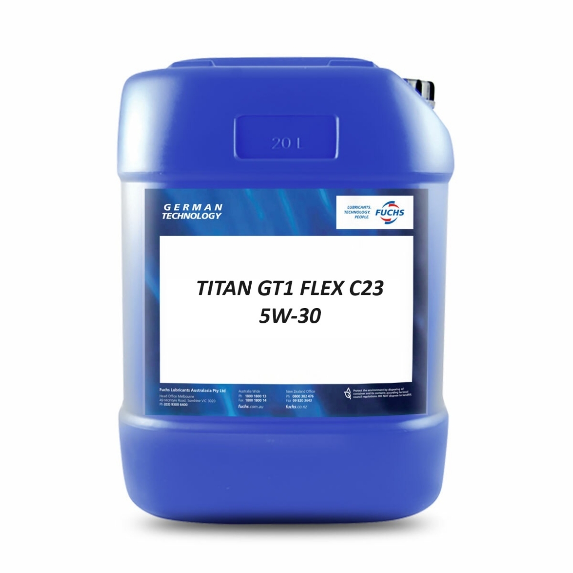 Picture of Engine Oil, Fuchs, Titan GT1 Flex C23, SAE 5W-30, 20L