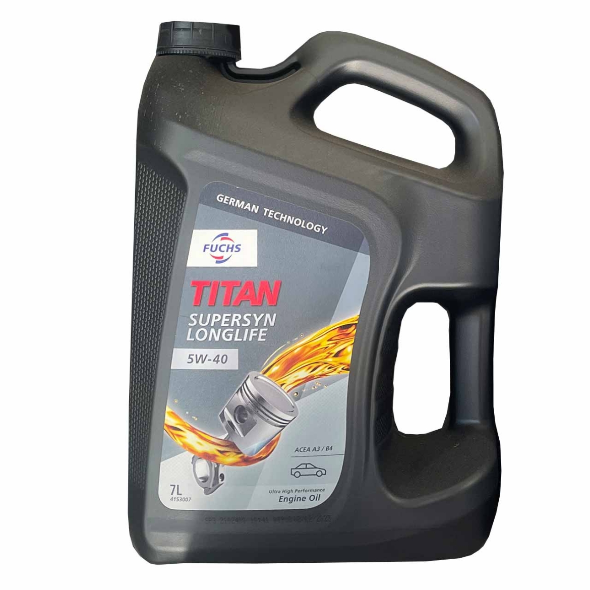 Picture of Engine Oil, Fuchs, TITAN SUPERSYN D2 5W-40, 7L ( Supersedes 4071007)