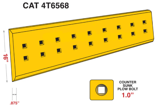 Picture of CUTTING EDGE 18H 22MM 621/627 SCRAPER, STINGER, CENTRE