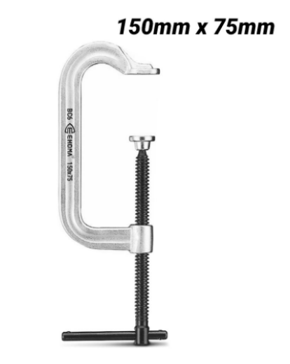Picture of EHOMA GENERAL PURPOSE "C" CLAMP 150mm x 75mm x 1000kgp