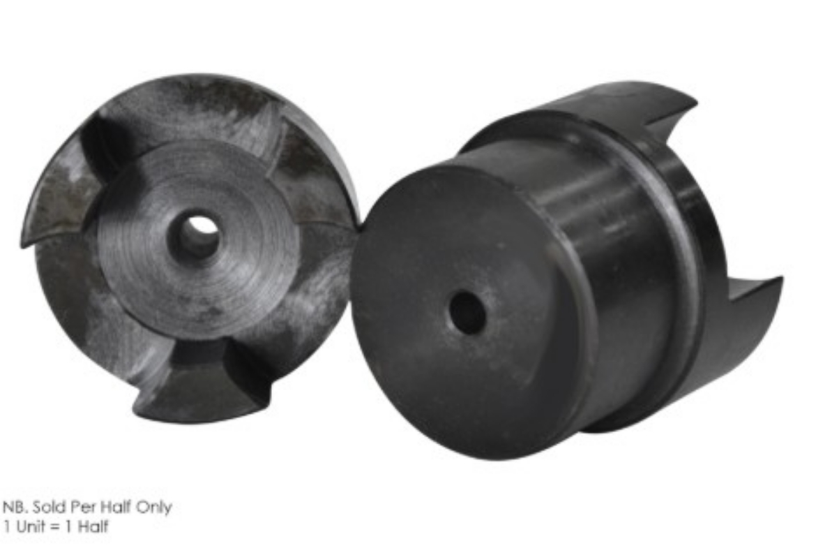 Picture of Curved Jaw Coupling GE19-1 Pilot Bore Stepped Half