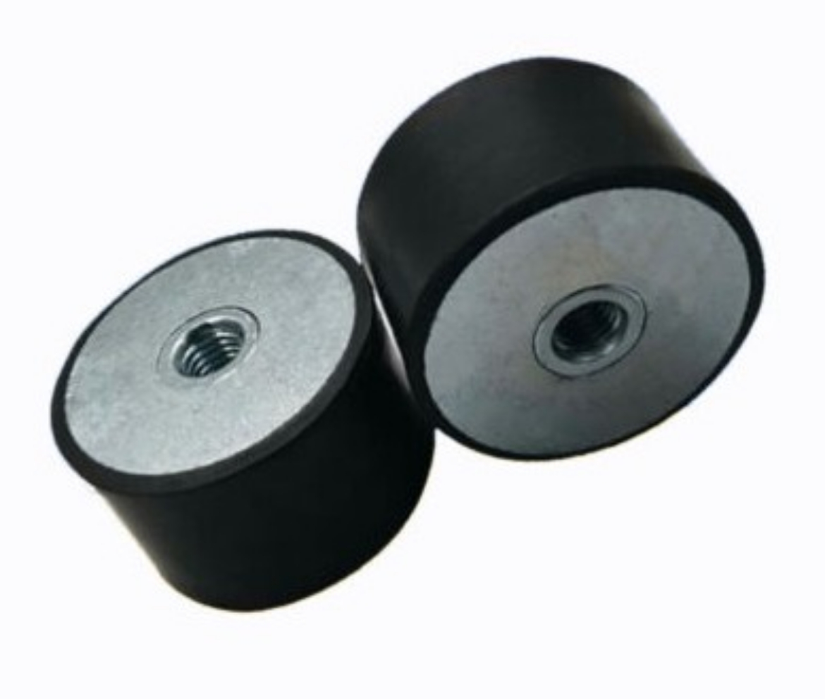 Picture of Cylindrical Rubber Mount 40mm x 30mm Female-Female 40 Shore (M8)
