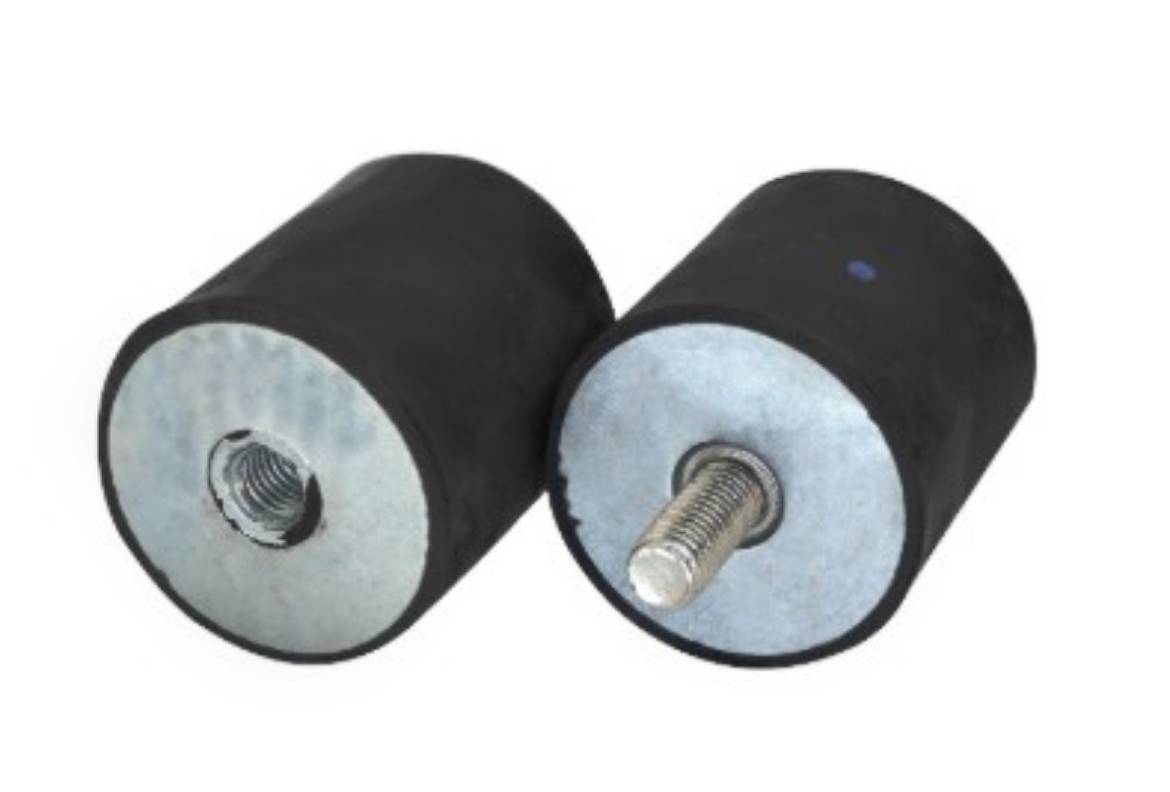 Picture of Cylindrical Rubber Mount 40mm x 30mm Male-Female 55 Shore (M8x1.25Px23L)