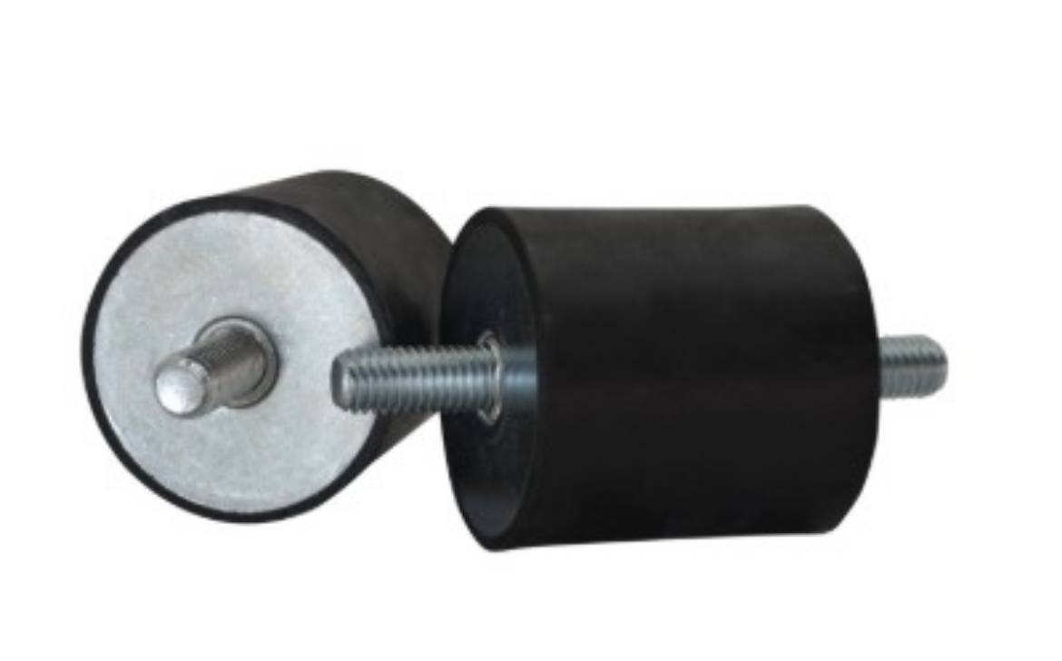 Picture of Cylindrical Rubber Mount 40mm x 30mm Male-Male 55 Shore (M8x1.25Px23L)