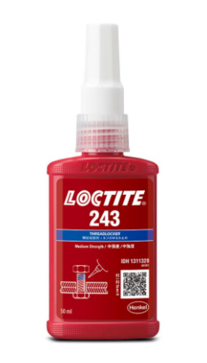 Picture of Loctite 243 Threadlocker - Medium Strength - Blue - 50ml Bottle