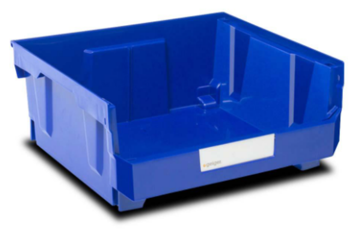 Picture of Large HB Series Duplex Bin - Blue 420W x 375D x 178H