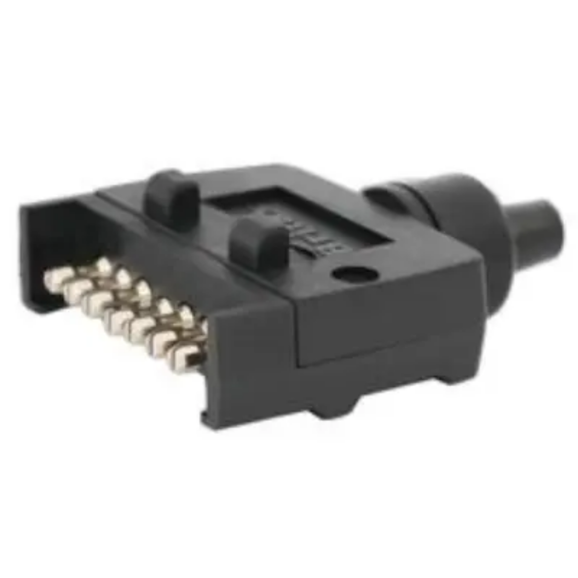Picture of Trailer Plug 7 Pin, Flat Plastic Body, Britax