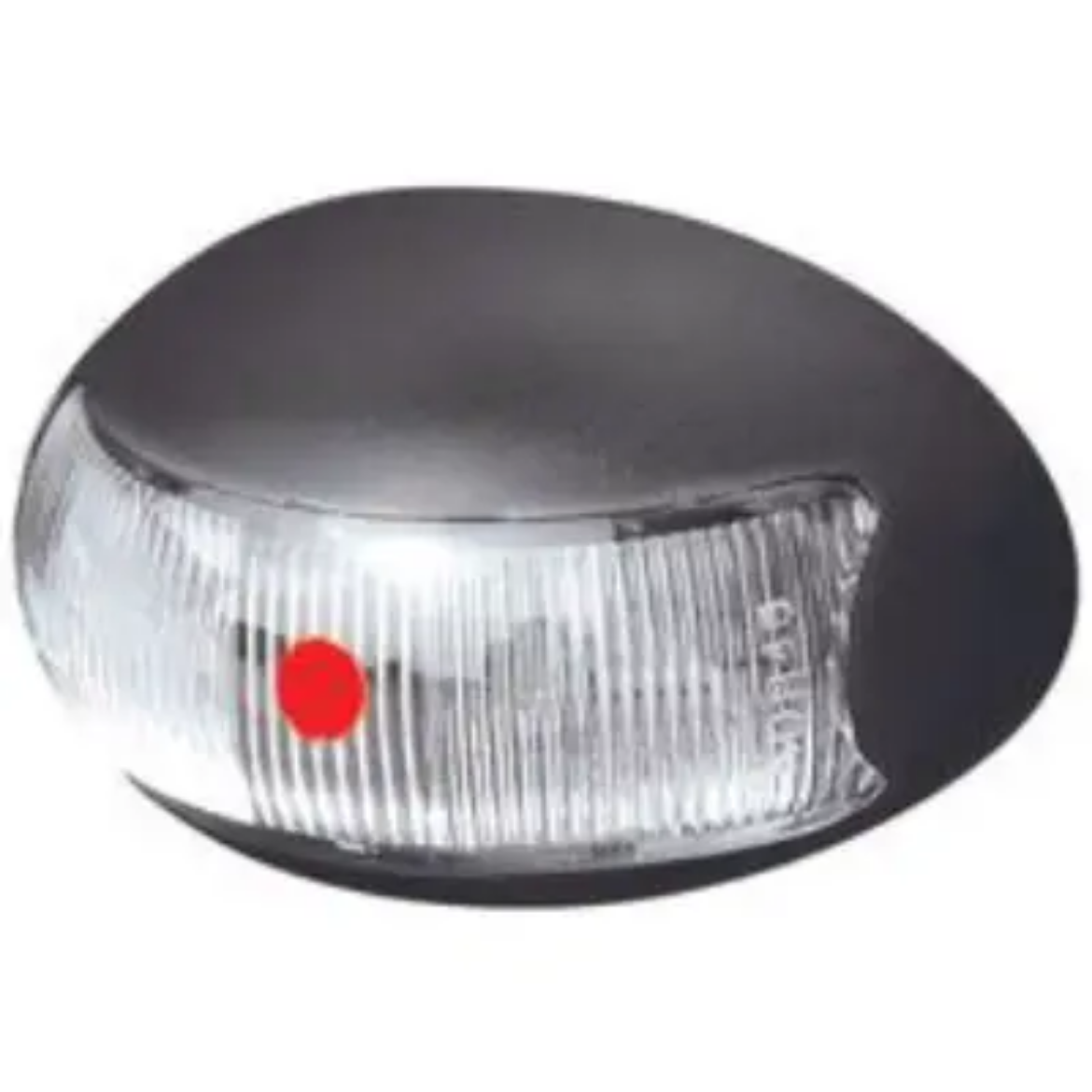 Picture of LED Clearance Light Red 10-30V Clear Lens 60x37mm Lens Clear Base Black 2.5mt Lead