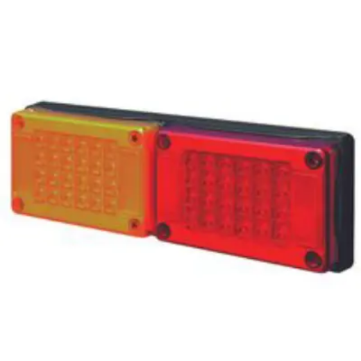 Picture of LED Rear Combination Lamp 10-30V Stop/Tail/Ind Jumbo Twin Surface Mount 402x132mm, Roadvision