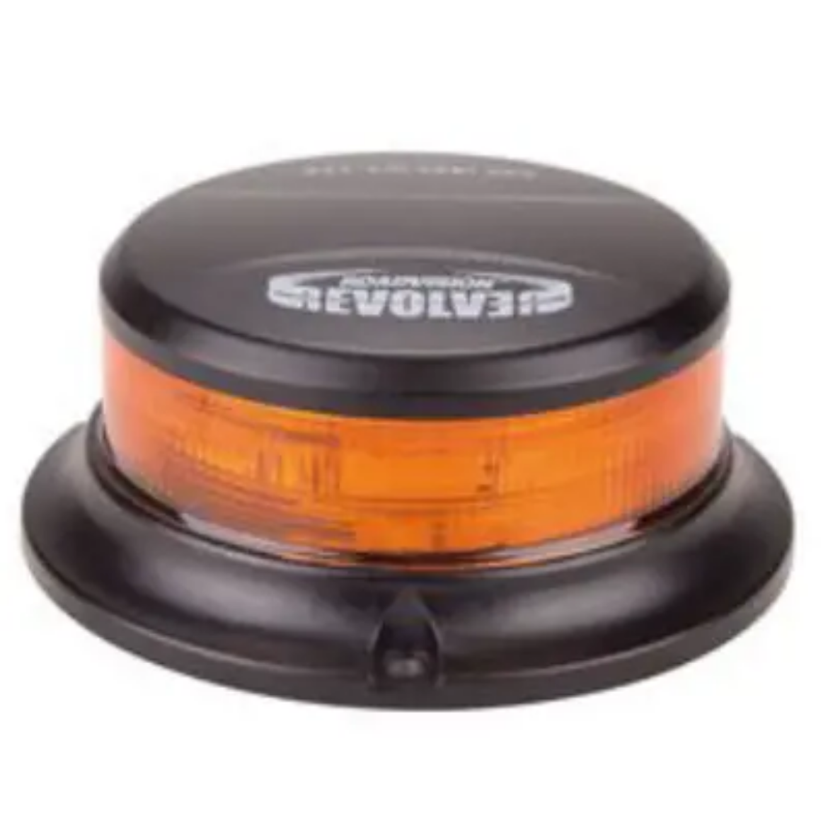 Picture of LED Beacon, Low Profile, Amber Magnetic Mount, 10-30v, 10 Flash Patterns