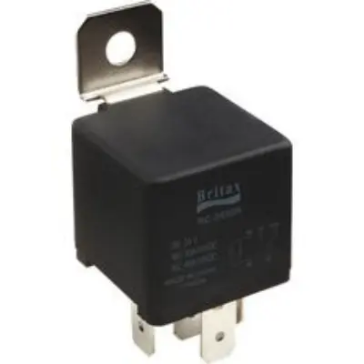 Picture of Relay Mini 12V 80/60A 5 Pin Change Over Resistor Protected 9.5mm Terminals 30, 87, 87a