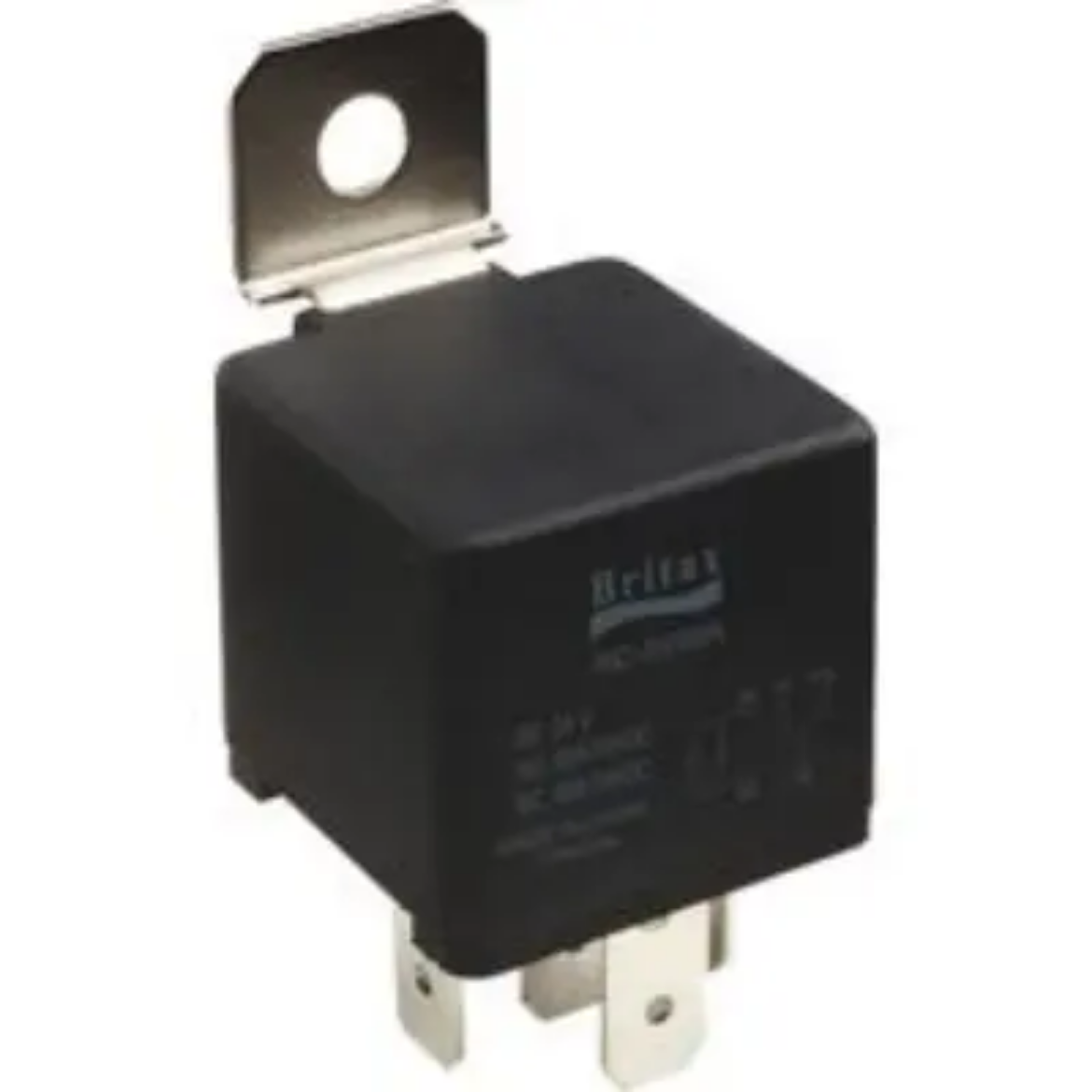 Picture of Relay Mini 24V 40/30A 5 Pin Change Over Resistor Protected 9.5mm Terminals 30, 87, 87a