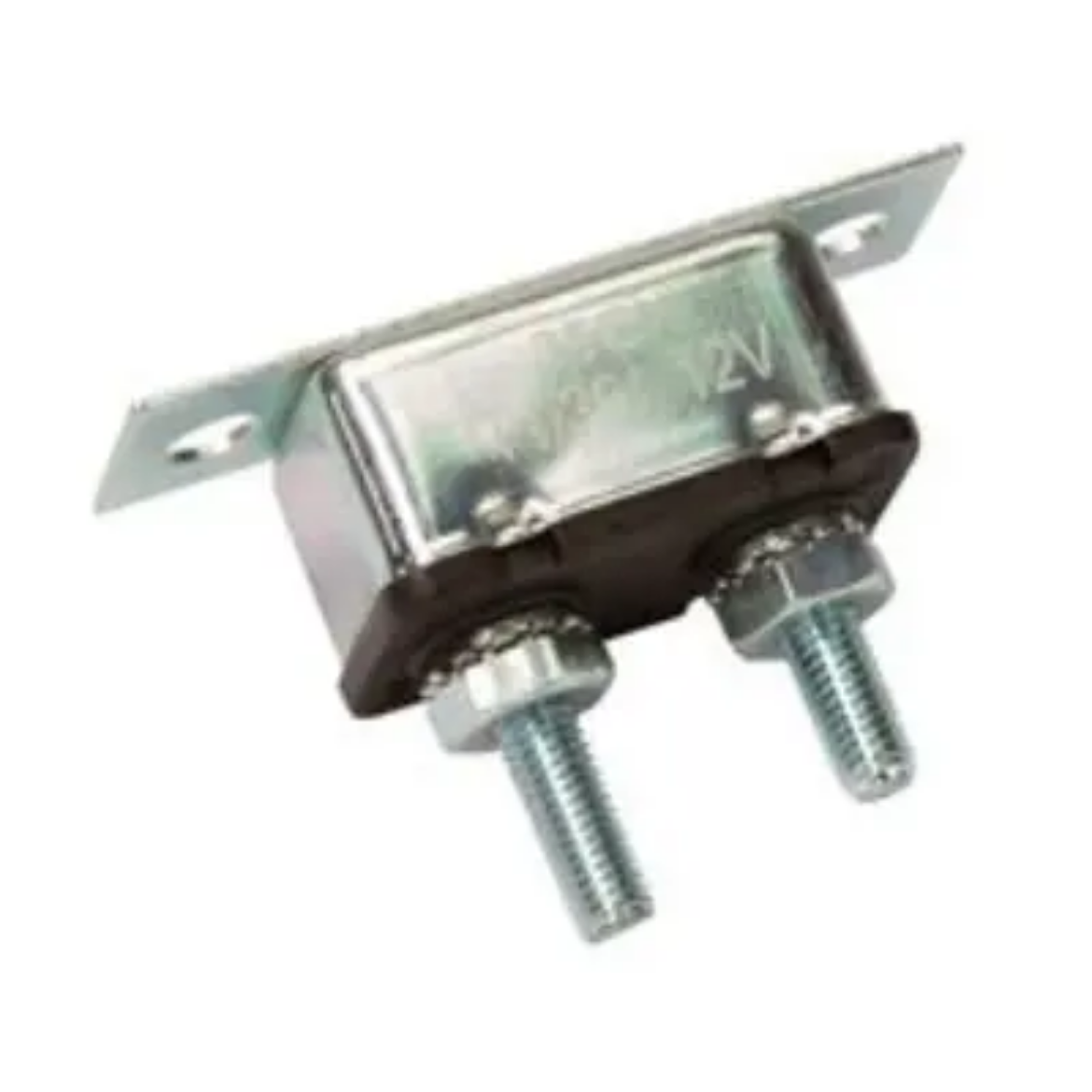 Picture of Circuit Breaker Metal 12V 50A Automatic Reset Type I Straight Bracket