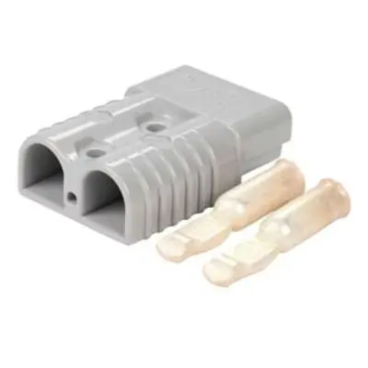 Picture of Anderson Plug 175A Grey 1/0 AWG Contacts Genuine Anderson Power Products
